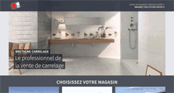 Desktop Screenshot of bretagnecarrelage.fr